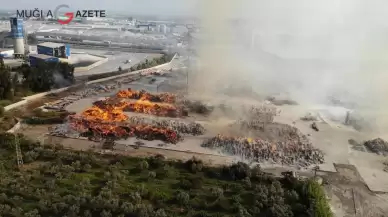 Aydın'da 16 saattir aralıksız yanıyor: Fabrika küle döndü!