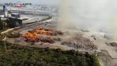 Aydın'da 16 saattir aralıksız yanıyor: Fabrika küle döndü!