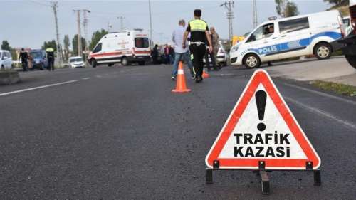 Trafik Kazası Güvenlik Kamerasına Yansıdı