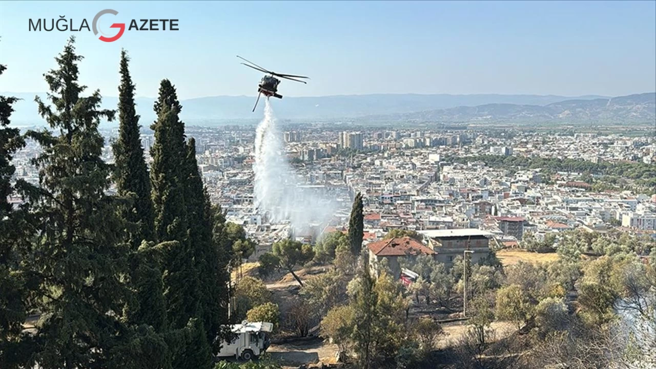 Aydın'da Meydana Gelen Yangında 19 İtfaiyeci Dumandan Etkilendi!